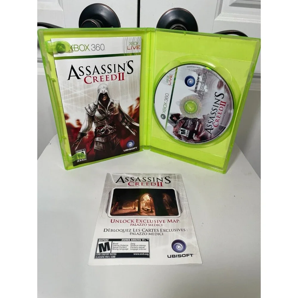 Assassin’s Creed II (Microsoft Xbox 360, 2009) Tested‎ Complete CIB Very Good